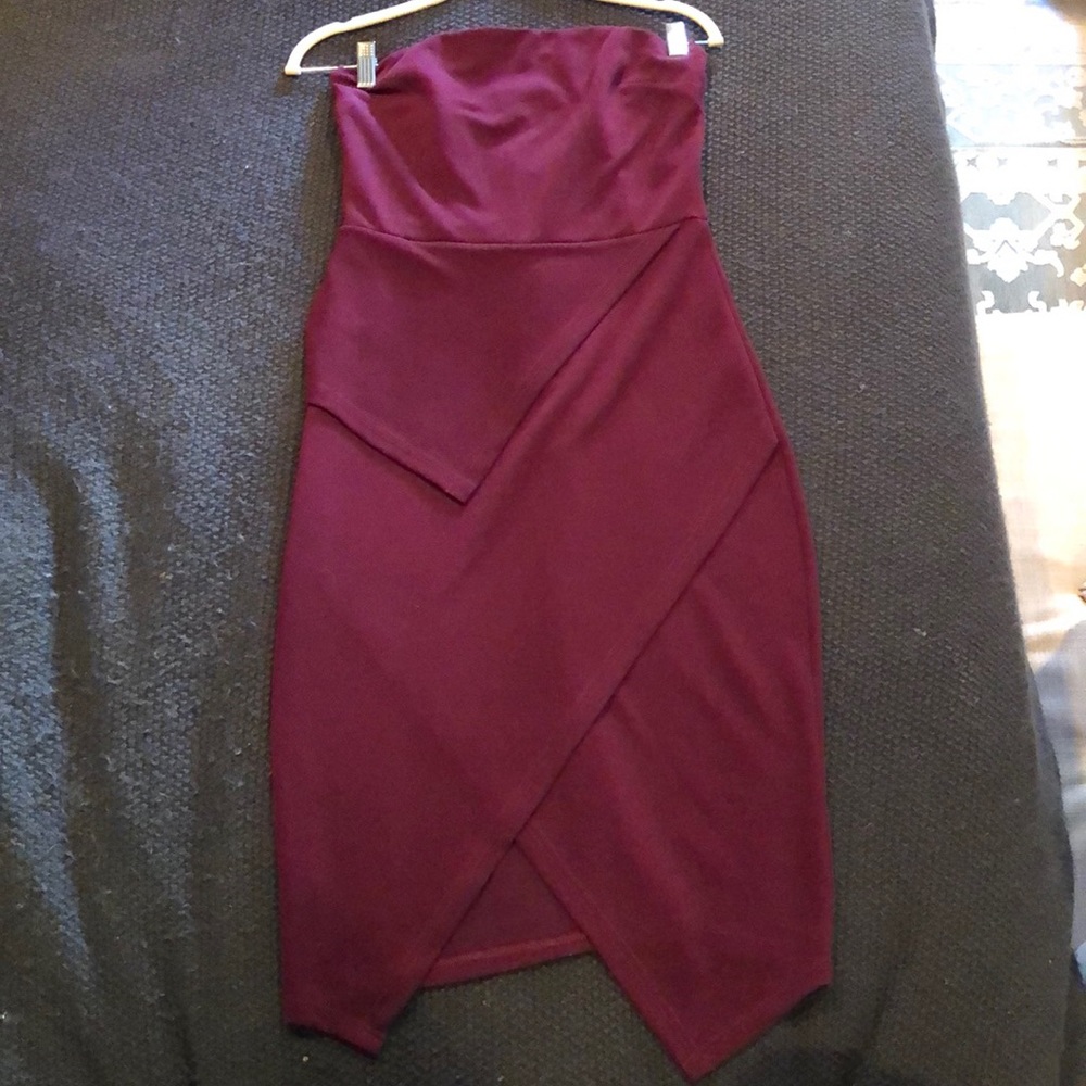 ASOS strapless dress